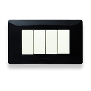 PLACCA MIX 4 POSTI NERO PANTHER 21MX204