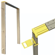 KIT TELAIO A MURO PVC 105 COMPLETO UNIV.