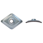 PIASTRA 353180270 ROMB/ZINCATA C/GUARNIZ