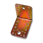 PIASTRA PIEGATA ART.847 MM.85X85X65 ZINC