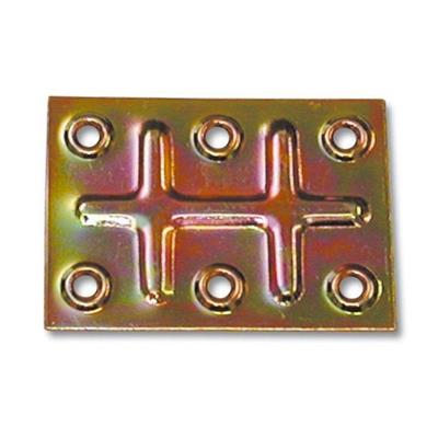 PIASTRA 642 GIUNZIONE 6 FORI 70X50 ZINC.