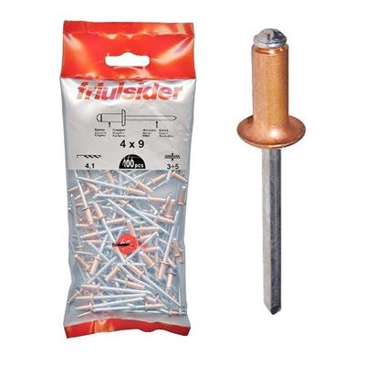 RIVETTI RAME 4X9 BLISTER CF.100
