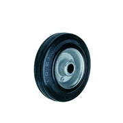 RUOTA MOZZO GOMMA NERA MM.160