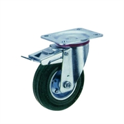 RUOTA PSTFR125 PIASTRA GIRE/FRE MM.125