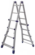 SCALA BB/2 BRIKO BLU 4+4 ALLUMINIO