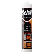 SILICONE REFRATTARIO NERO 1500  ML.300