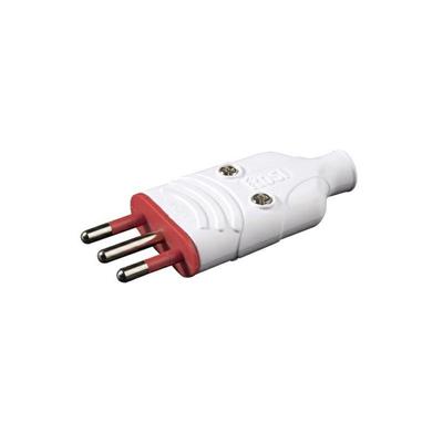 SPINA GOMMA RS78006 16A 2P+T 250V BIANCA