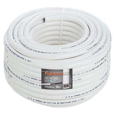 TUBO GAS BIANCO METANO UNI13/20 MT.50