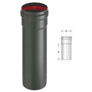 TUBO PER STUFE A PELLET D.80XH.50CM.