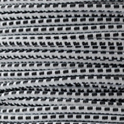 CORDA ELASTICA MM.8 GRIGIA/NERA