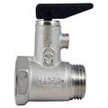  VALVOLA SCALDABAGNO 1/2   CON LEVA M/F