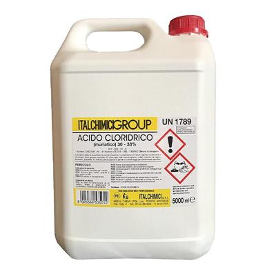 ACIDO MURIATICO 30-33% LT.5 4PZ.