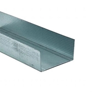 GUIDA PARETE U MM.40X75X40 MT.3 0,6 8PZ.