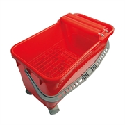 VASCHETTA LAVAGGIO 23L 2 RULLI CON RUOTE