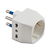 ADATTATORE 05991 TRIPLO SCHUKO 16A BIANC