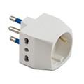 ADATTATORE 05991 TRIPLO SCHUKO 16A BIANC