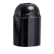 PORTALAMPADA E27 NERO 00503
