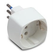 ADATTATORE 05811 SCHUKO 10A+T BIANCO