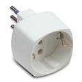 ADATTATORE 05811 SCHUKO 10A+T BIANCO