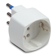 ADATTATORE 05821 SCHUKO 16A+T BIANCO