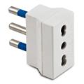 ADATTATORE 05621 BIVALENTE 2P+T 16A