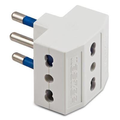 ADATTATORE 05661 TRIPLO 16A+T BIANCO