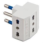 ADATTATORE 05661 TRIPLO 16A+T BIANCO