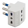 ADATTATORE 05661 TRIPLO 16A+T BIANCO